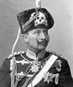 Monochrome Kaiser Wilhelm Paint By Numbers