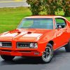 Orange 1968 GTO Paint By Numbers