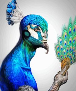 Peacock Man Paint By Numbers