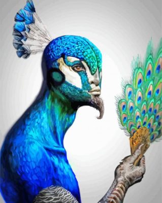 Peacock Man Paint By Numbers