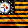 Pittsburgh Steelers Logo Flag Paint By Numbers