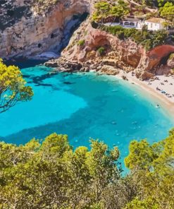 Playa La Granadella Javea Spain Paint By Numbers