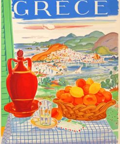 Poros Greece Paint By Numbers