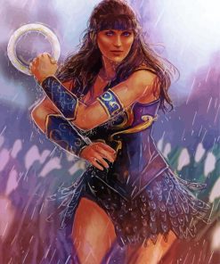 Princess Xena Warrior Paint By Numbers