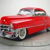 Red 1950s Cadillac Paint By Numbers