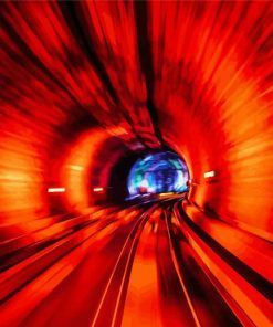 Red Tunnel Paint By Numbers