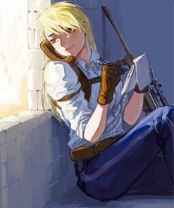 Riza Hawkeye Art Paint By Numbers