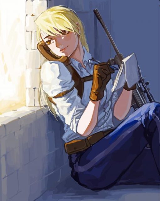 Riza Hawkeye Art Paint By Numbers