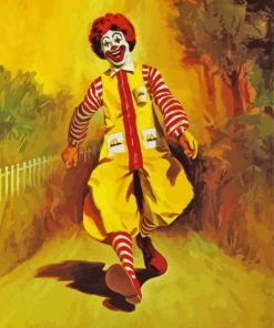 Ronald McDonald Art Paint By Numbers