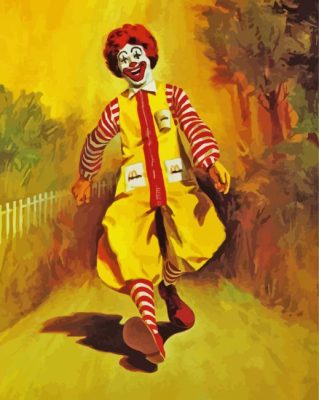 Ronald McDonald Art Paint By Numbers