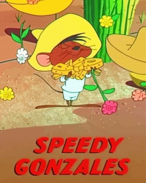 Speedy Gonzales Poster Paint By Numbers