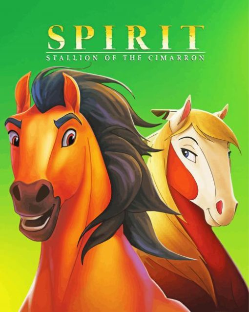 Spirit Stallion Of The Cimarron Animation Poster Paint By Numbers