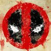 Splatter Deadpool Logo Paint By Number