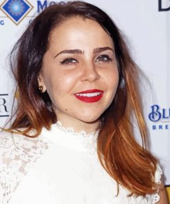 The Beautiful Actress Mae Whitman Paint By Number