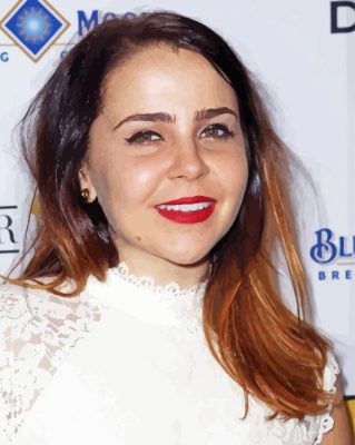 The Beautiful Actress Mae Whitman Paint By Number