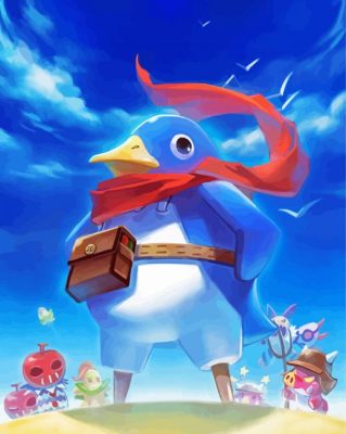 The Hero Prinny Paint By Number