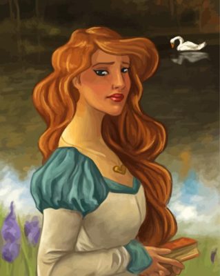 The Swan Princess Odette Art Paint By Number