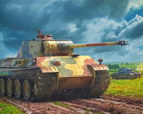 Tiger Tank Paint By Number