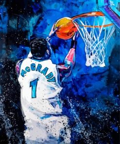 Tracy Mcgrady Baskteball Player Paint By Numbers