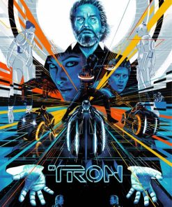 Tron Legacy Poster Paint By Numbers