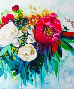 Wedding Flower Bouquet Art Paint By Number