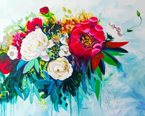 Wedding Flower Bouquet Art Paint By Number