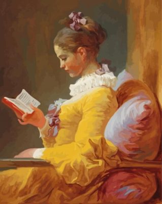 Woman In A Yellow Dress Paint By Numbers