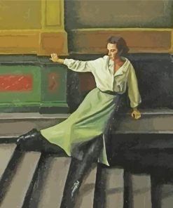 Woman On Stairs Paint By Numbers