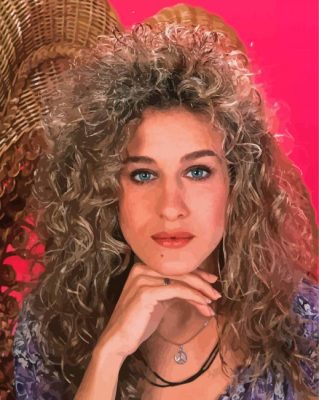 Young Sarah Jessica Parker Paint By Numbers