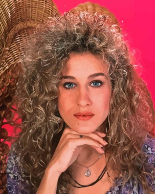 Young Sarah Jessica Parker Paint By Numbers