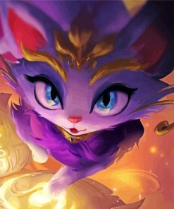 Yuumi From League Of Legends Art Paint By Numbers