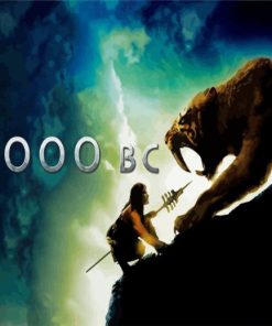 10000 Bc Poster Paint By Numbers