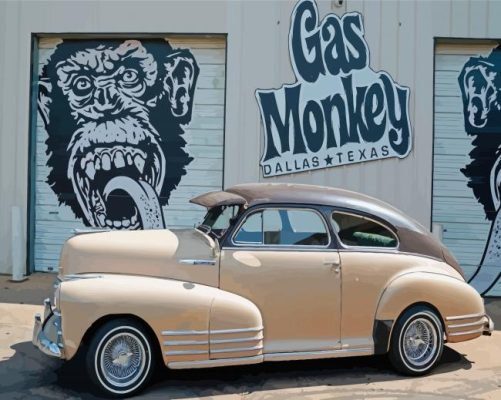 1947 Chevy Fleetline Car Paint By Numbers