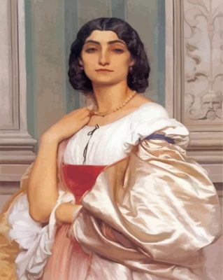 A Roman Lady Frederic Lord Leighton Paint By Numbers