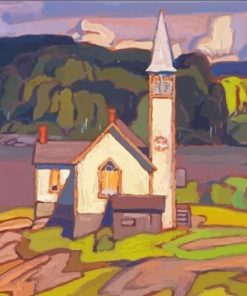 AJ Casson Angelican Church Paint By Numbers