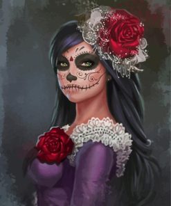 Aesthetic Catrina Paint By Numbers