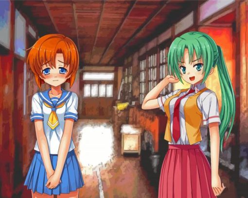 Aesthetic Higurashi Paint By Numbers