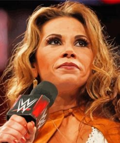 Aesthetic Mickie James Paint By Numbers