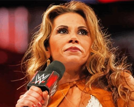 Aesthetic Mickie James Paint By Numbers