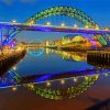 Aesthetic Tyne Bridge Newcastle Paint By Numbers