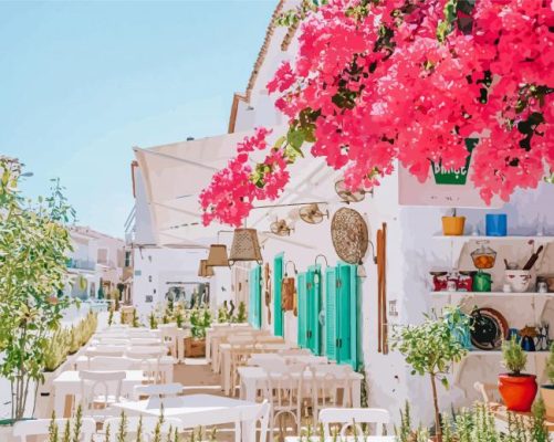 Alacati Village Paint By Numbers