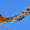 B 17 Airplane Paint By Numbers