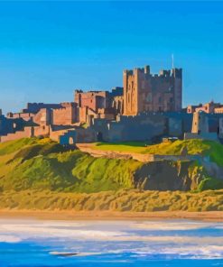 Bamburgh Castle England Paint By Numbers