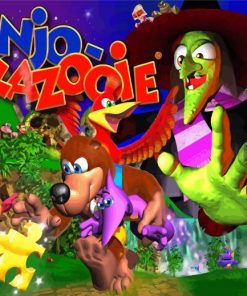 Banjo Kazooie Poster Paint By Numbers