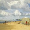 Beach At Gorleston By Campbell Archibald Mellon Paint By Numbers