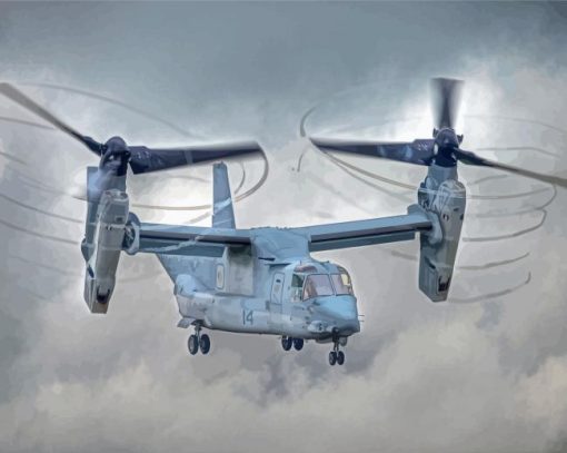 Bell Boeing V22 Osprey Paint By Numbers