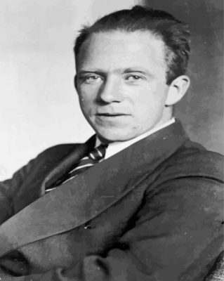 Black And White Werner Heisenberg Paint By Numbers