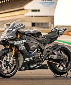 Black Yamaha YZF R1 Paint By Numbers