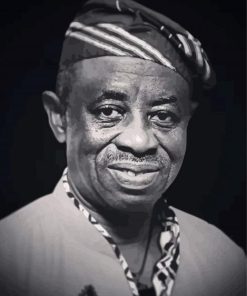 Black And White Tunde Kelani Paint By Numbers