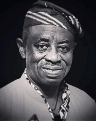 Black And White Tunde Kelani Paint By Numbers